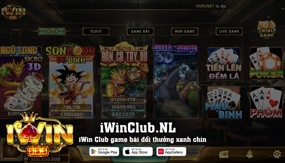 iWin Club NL - Trang chủ tải xuống game bài đổi thưởng iWin